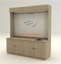 White board & screen projector