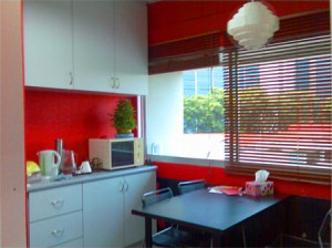 The Interiors for Office Pantry